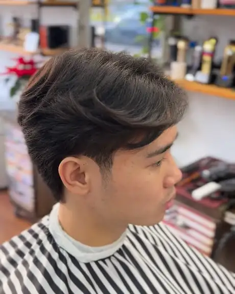Korean-style textured perm