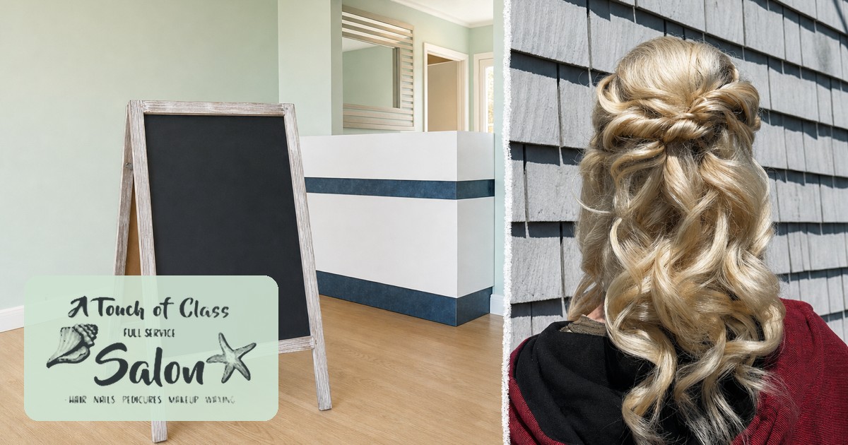A Touch of Class Salon LLC website preview